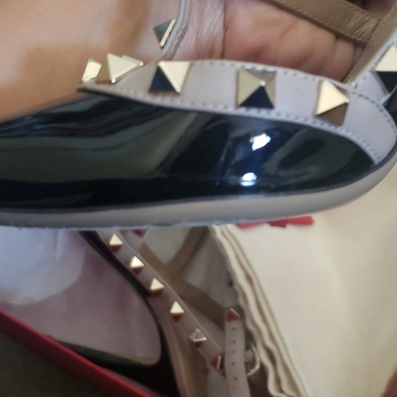Valentino Rockstud 4" Pump Black/Beige size 36.5 - Picture 6 of 6